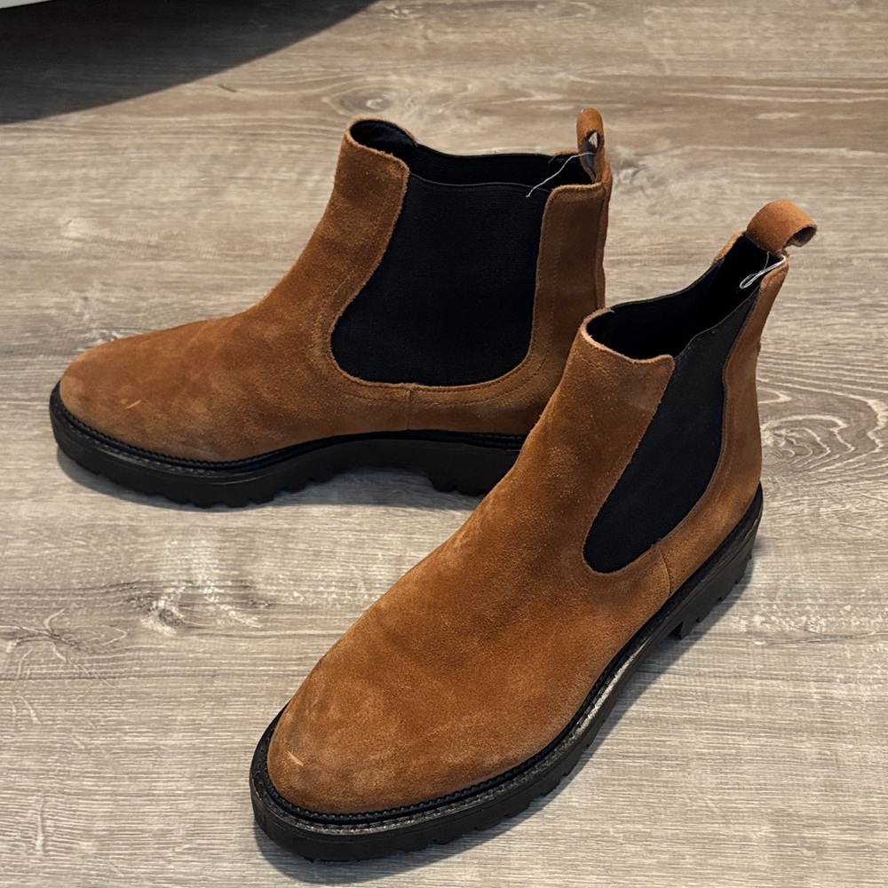 Caslon Brown Suede Chelsea Boots